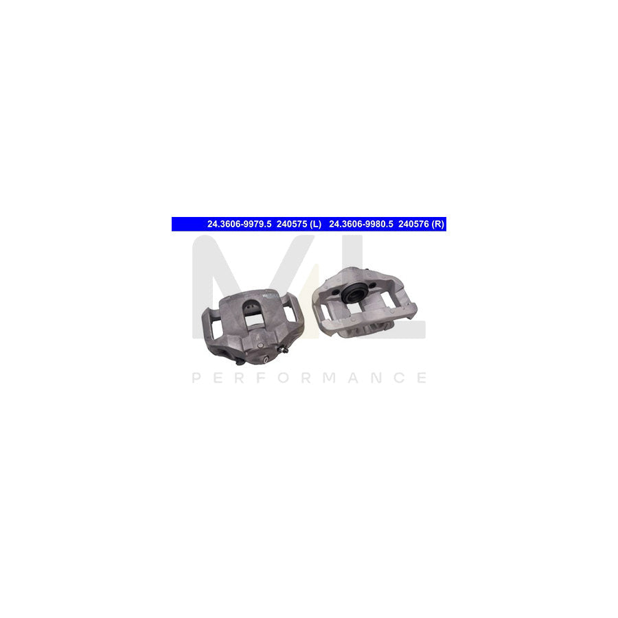 ATE 24.3606-9980.5 Brake Caliper without holder
