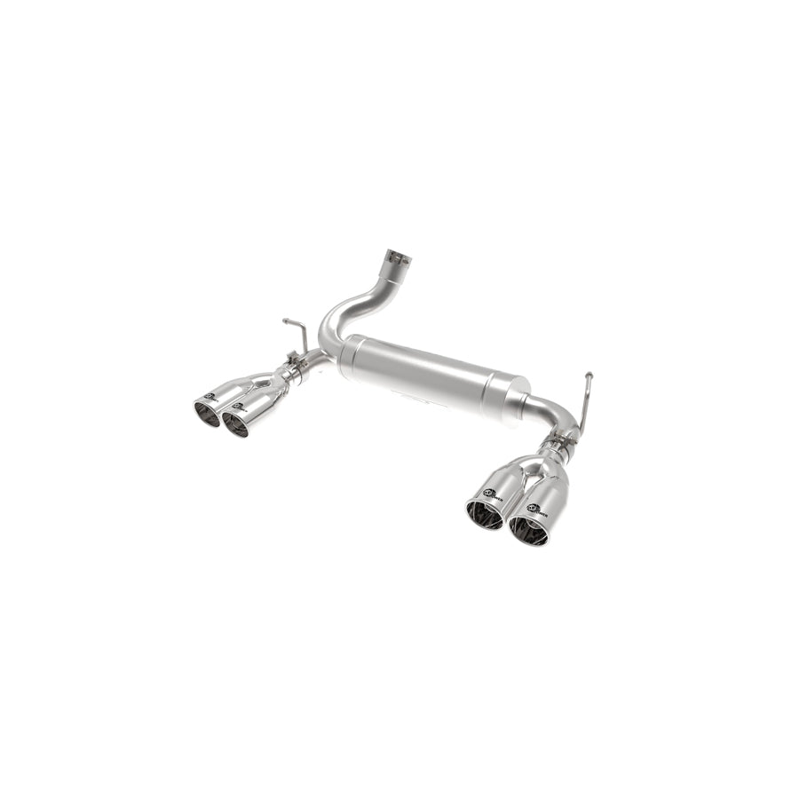 aFe 49-38086-P Axle-Back Exhaust System Jeep Wrangler (JK) 07-18 V6-3.6/3.8L
