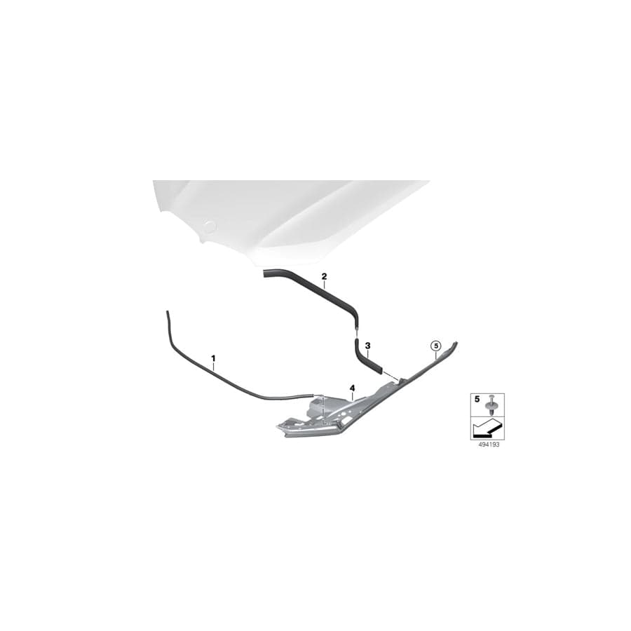 Genuine BMW 51767469502 G07 Sealing Side Panel Right (Inc. X7 40iX, X7 M50iX & X7 M50dX)