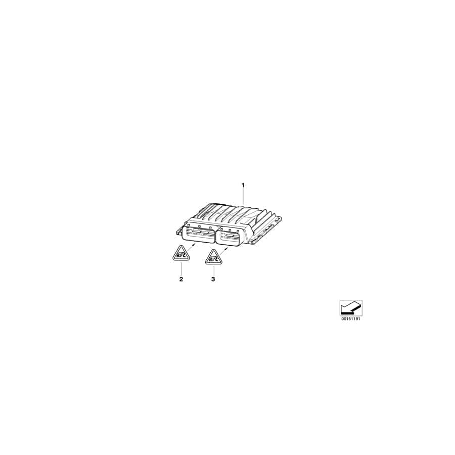 Genuine BMW 12147530656 R50 Programmed Dme Control Unit EMS2 (Inc. Cooper)