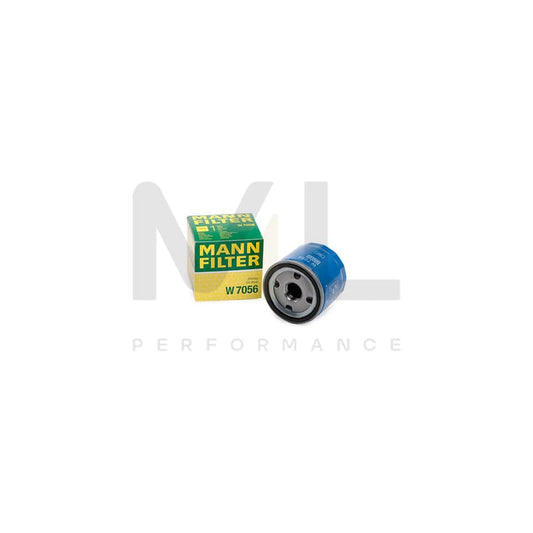 MANN-FILTER W 7056 Oil Filter Spin-on Filter, with one anti-return valve
