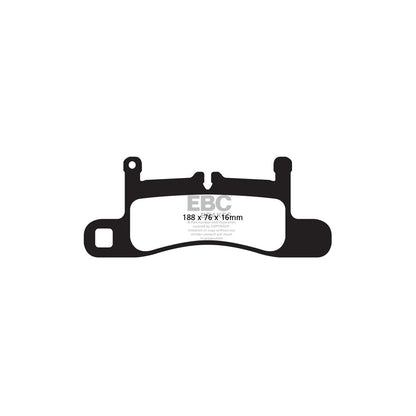 EBC PLK1697 Porsche Cayenne (92A) Yellowstuff Pads and Brake Line Performance Pack - Brembo Caliper 3 | ML Performance UK Car Parts