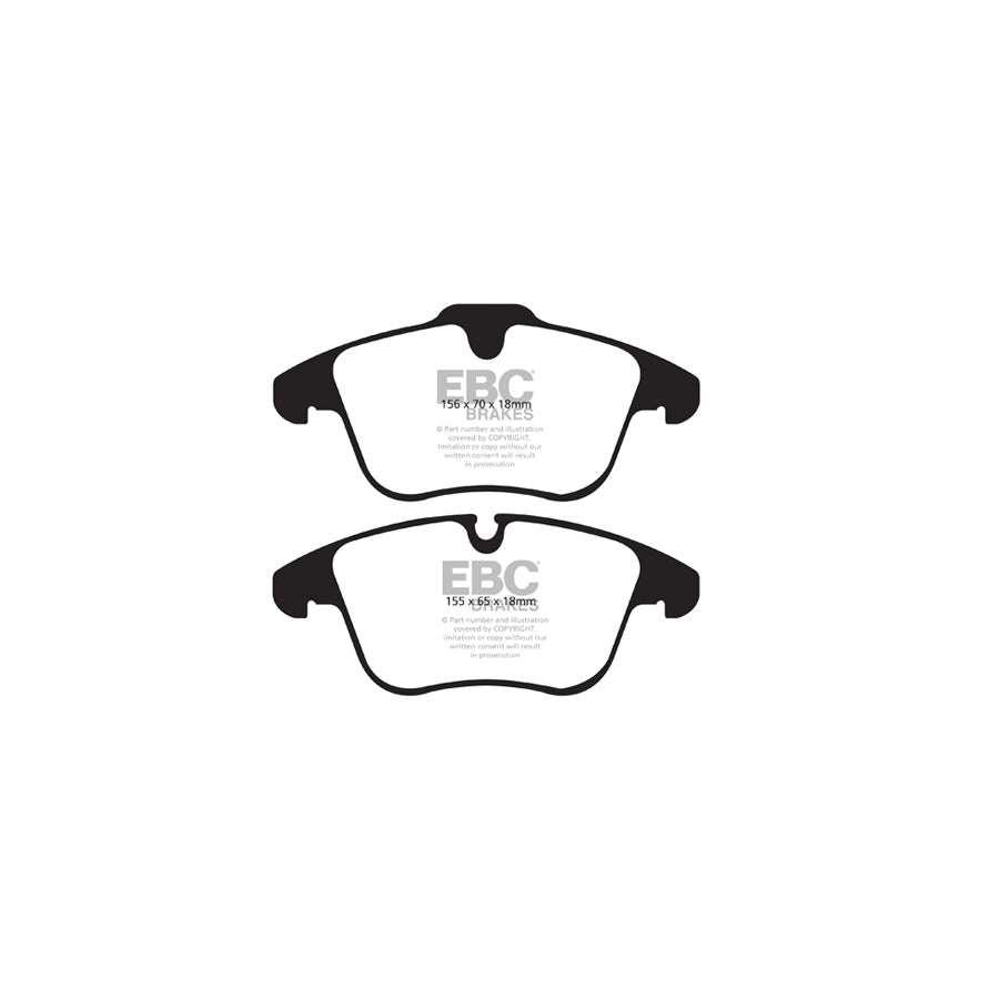 EBC DP1911 Jaguar Ultimax Front Brake Pads - ATE Caliper 2 | ML Performance UK Car Parts