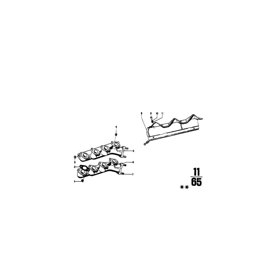 Genuine BMW 11621263875 E21 E12 Protective Cover (Inc. 520i, 1600ti & 320i)