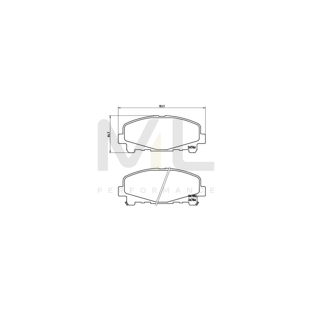 brembo-p-28-043x-brake-pad-set-for-honda-accord-with-acoustic-wear-warning
