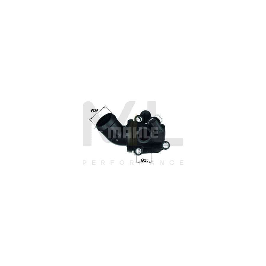 MAHLE ORIGINAL TH 9 87 Engine thermostat suitable for MERCEDES-BENZ C-Class Opening Temperature: 87��C, with seal | ML Performance Car Parts