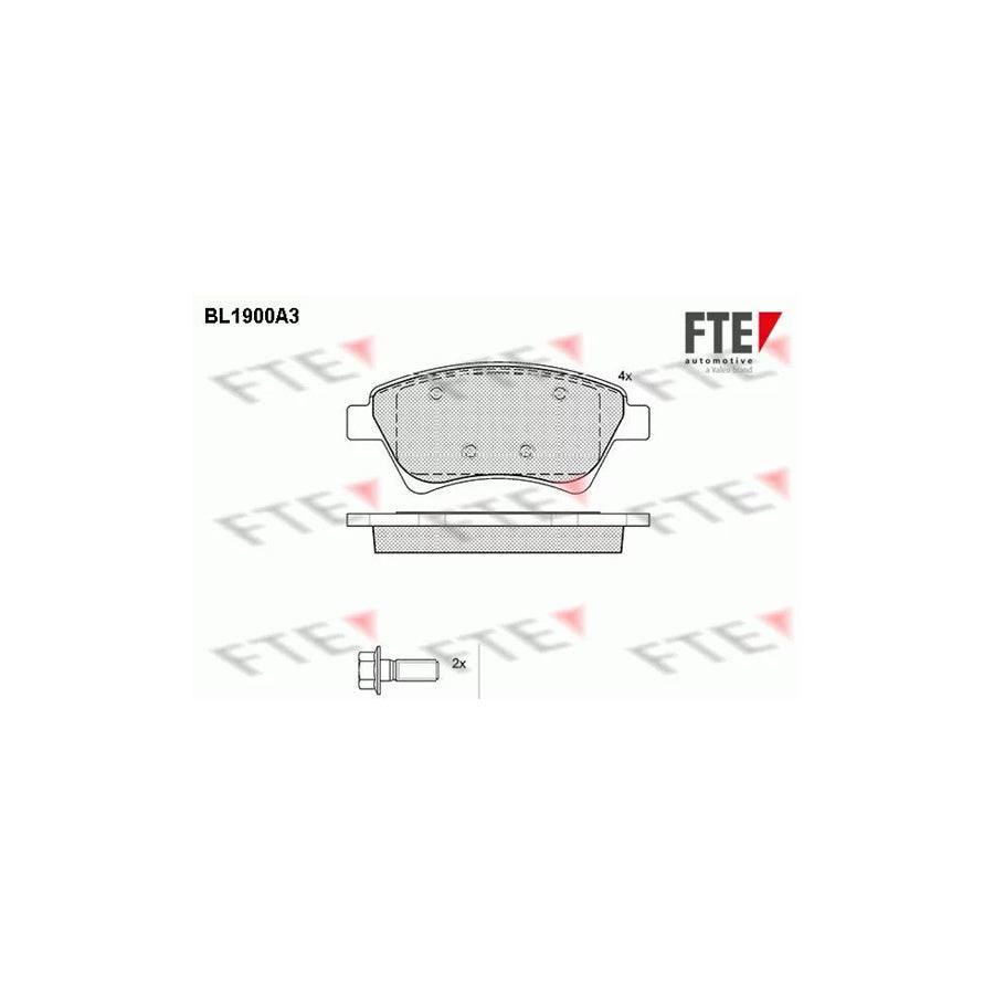 FTE 9010488 Brake Pad Set