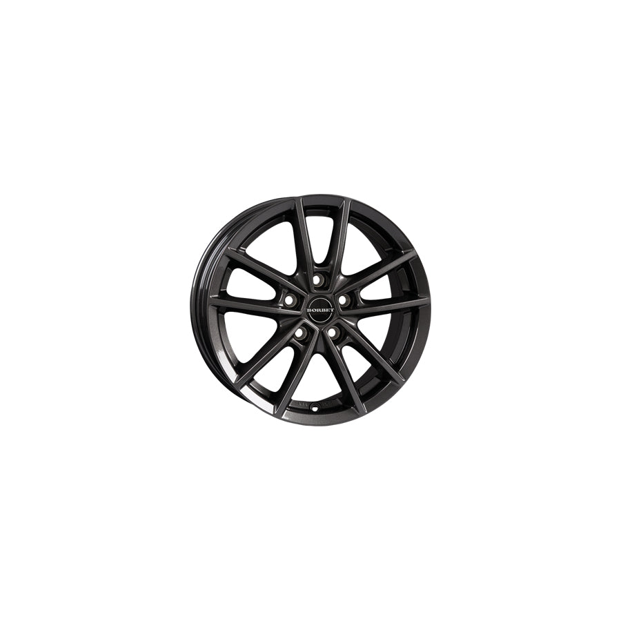 Borbet W 8x19 ET48 W 80948112572,5MAG/T Mistral Anthracite Glossy Wheel