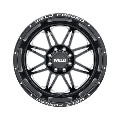 Weld W70204075BCA Cheyenne Xt Wheel 20x14 5x127 ET-76 BS4.5 Gloss Black & Contrast Cut