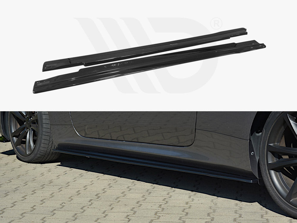 Maxton Design HY-GE-1-C-SD1T Side Skirts Splitters Hyundai Genesis MK1 Coupe (2009-2012) | ML Performance UK Car Parts