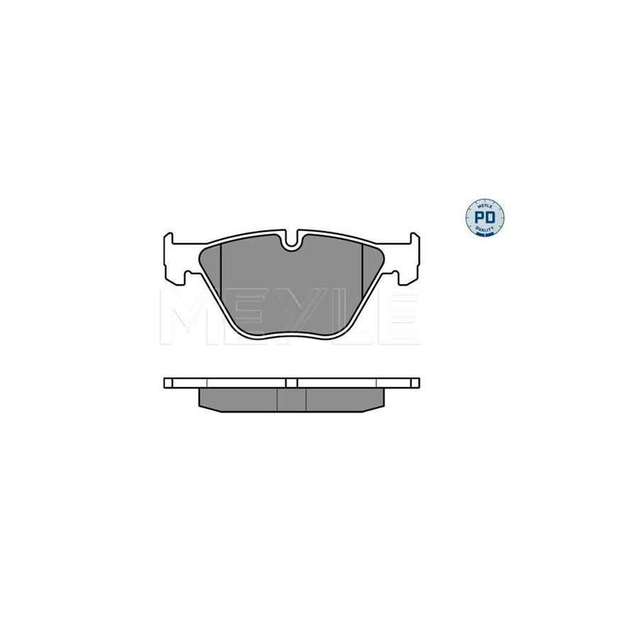 Meyle 025 233 1320/Pd Brake Pad Set