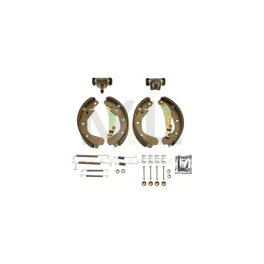 TRW Brake Kit BK1617 Brake Shoe Set with wheel brake cylinder