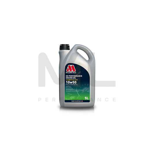 Millers Oils EE Performance 10w-50 Fully Synthetic Engine Oil 5l | Engine Oil | ML Car Parts UK | ML Performance