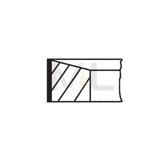 MAHLE ORIGINAL 011 58 V1 Piston Ring Kit Cyl.Bore: 86,5mm | ML Performance Car Parts