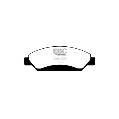 EBC DP61742 Cadillac Chevrolet Gmc Greenstuff Front Brake Pads 2 | ML Performance UK Car Parts