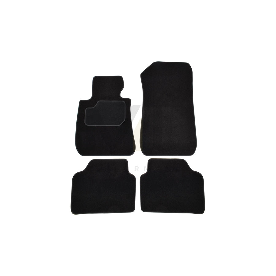 CUSTOPOL Tailored 122329 Floor mat set for BMW 3 Series Textile, Front and Rear, Quantity: 4, Black