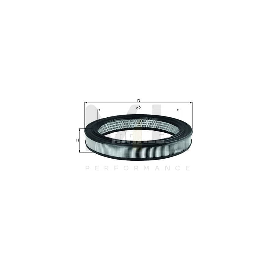 MAHLE ORIGINAL LX 210 Air Filter Filter Insert | ML Performance Car Parts