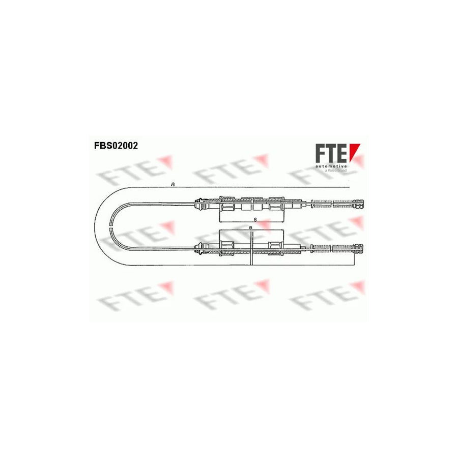 FTE Fbs02002 Hand Brake Cable