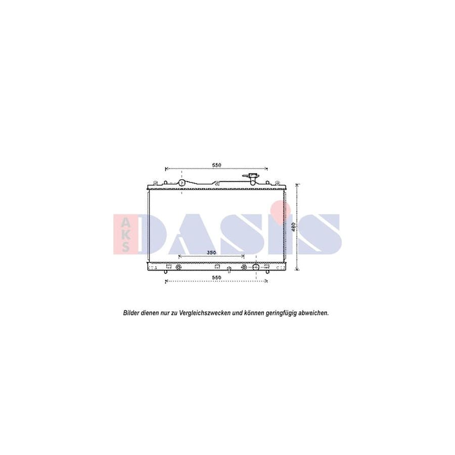 AKS Dasis 320054N Engine Radiator for Suzuki Kizashi (Fr)