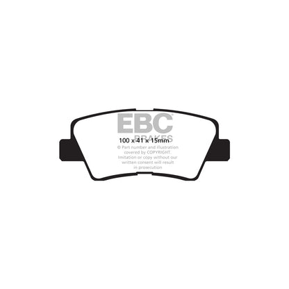 EBC DP42031R Hyundai Kia Yellowstuff Rear Brake Pads 2 | ML Performance UK Car Parts