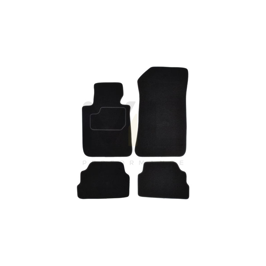 MAMMOOTH A041 BM12 PRM 01 Floor mat set for BMW 1 Coupe (E82) Textile, Front and Rear, Quantity: 4, Black