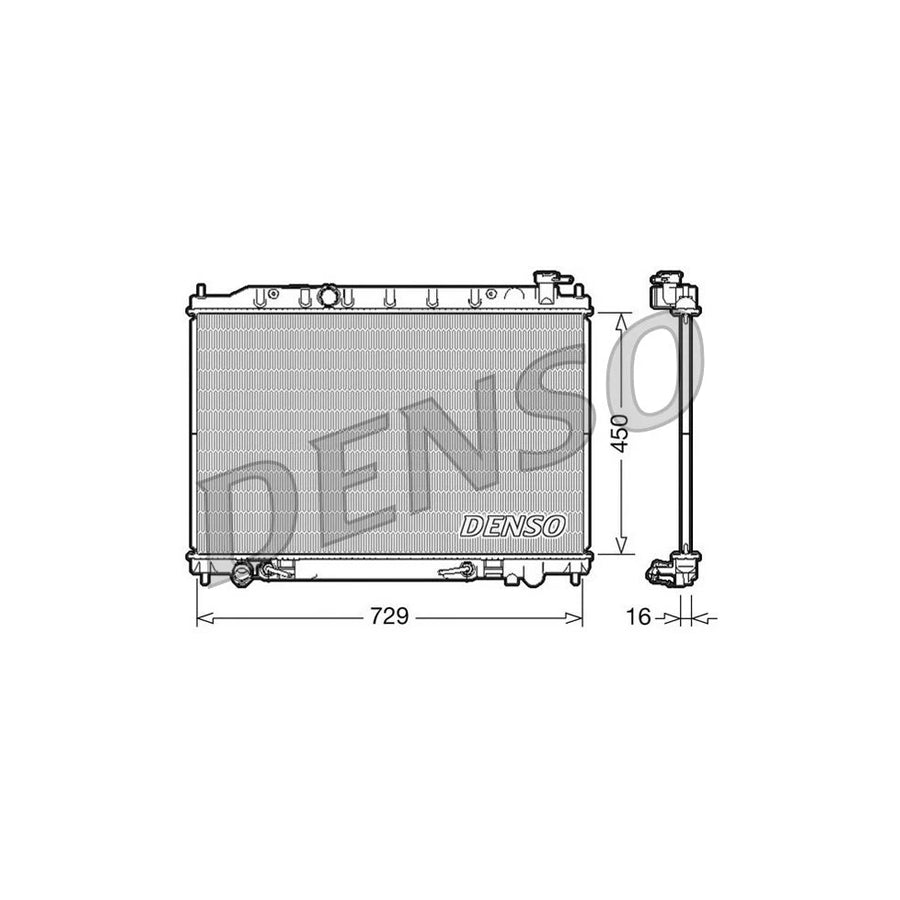 DENSO DRM46030 Engine Radiator