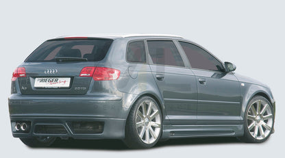 Rieger 00056740 Audi 8P A3 Side Skirt 4 | ML Performance UK Car Parts