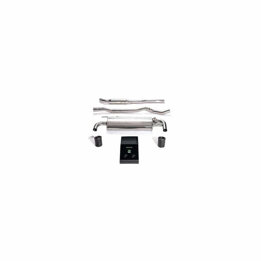 Armytrix MNF54-DC38 Valvetronic Exhaust System Mini Clubman JCW 2.0L F54 2019+ with Dual Carbon Fiber 4"