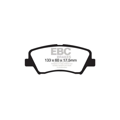 EBC DP21874 Hyundai Kia Greenstuff Front Brake Pads 2 | ML Performance UK Car Parts