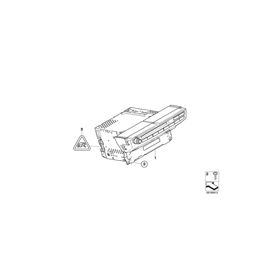 Genuine BMW 65839165855 E70 E71 At-Ccc Cd (Inc. X5)