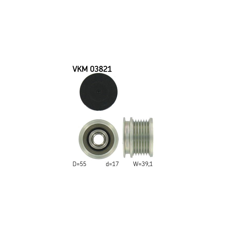 Skf Vkm 03821 Alternator Freewheel Clutch