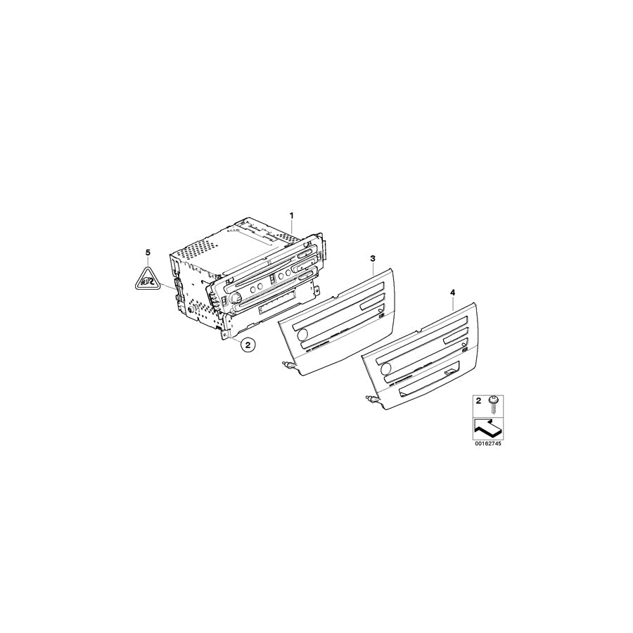 Genuine BMW 65839123092 E90 E91 E92 At-Ccc Cd (Inc. 335i, 323i & 330xi)