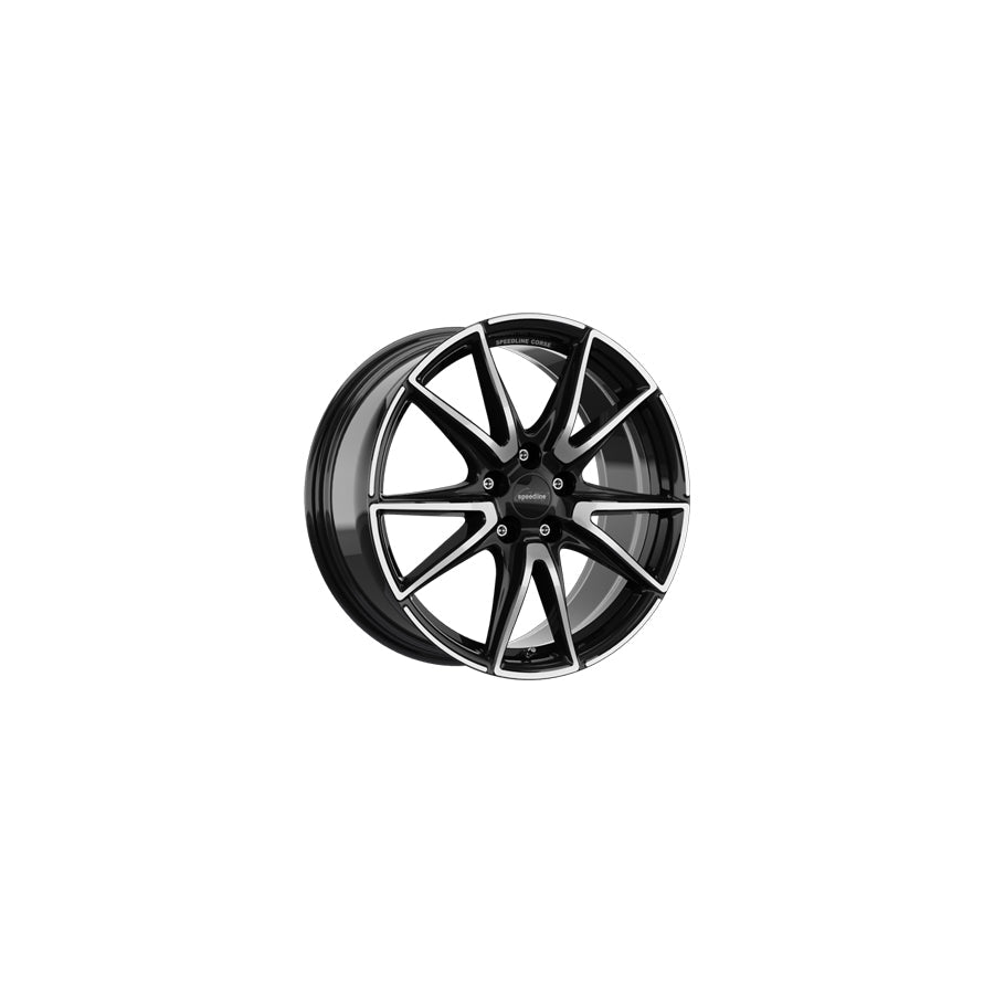 Speedline Corse SL6 Vettore 8.5x20 ET30 SL6.0855.073/022 Jetblack Front Diamond Cut Wheel