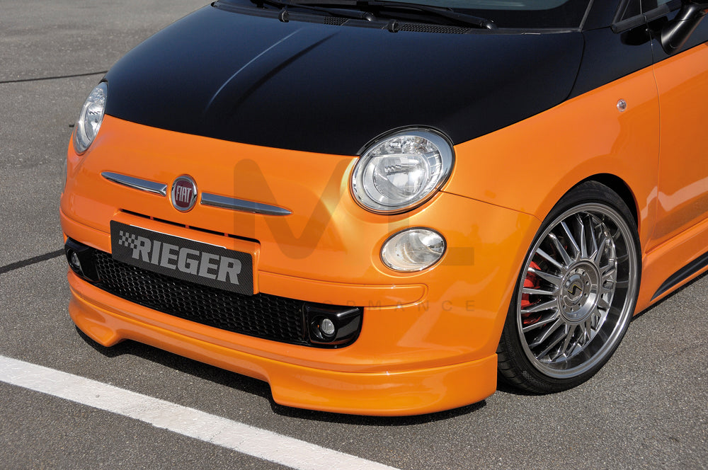 Rieger 00056060 Fiat 500 (312) Front Splitter 2 | ML Performance UK Car Parts