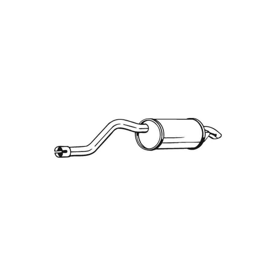 Bosal 200-083 Rear Silencer for Renault Twingo