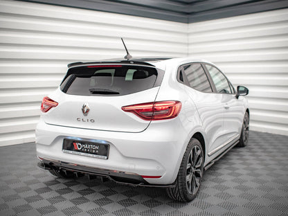 Maxton Design Renault Clio MK5 (2019-) Central Rear Splitter (vertical Bars)
