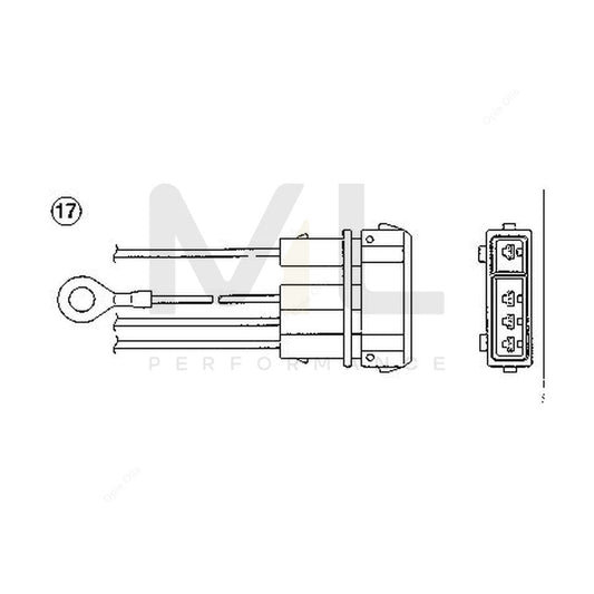 NTK Lambda Sensor / O2 Sensor (NGK 95373) - OZA727-EE2 | ML Car Parts UK | ML Performance