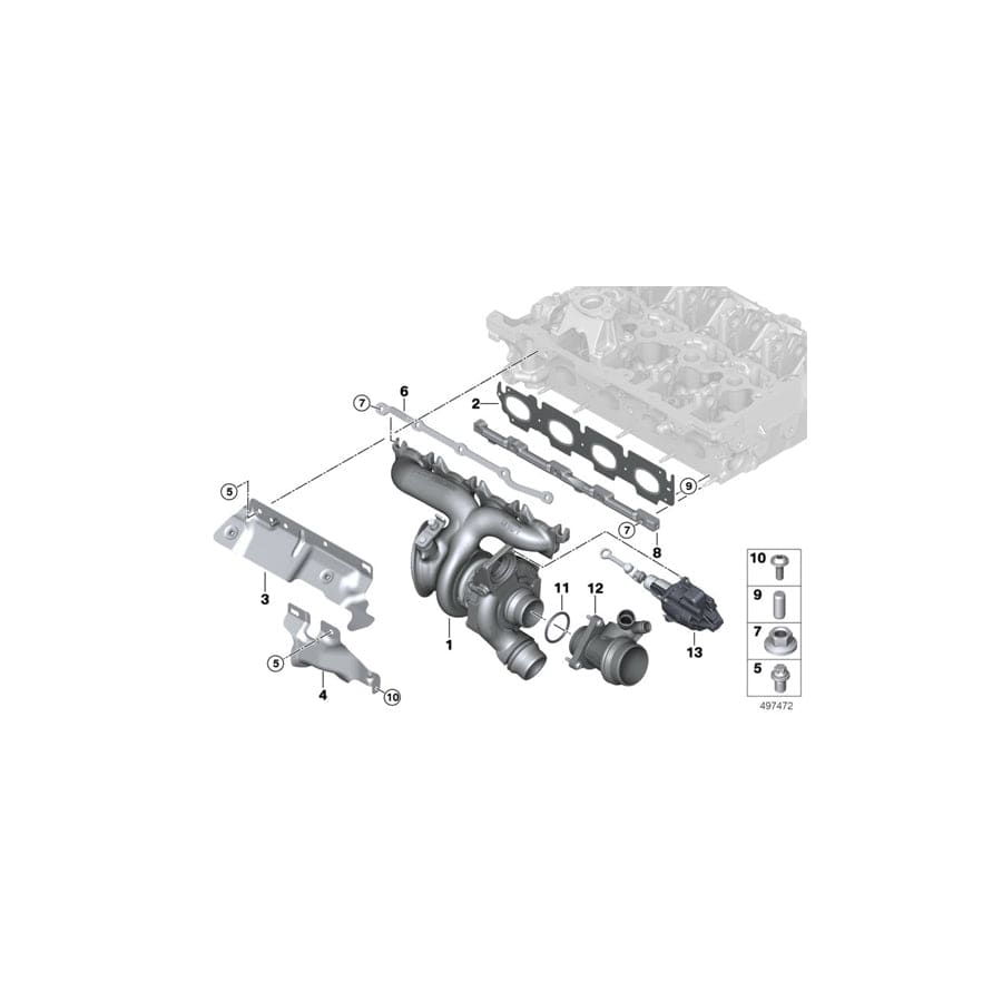 Genuine BMW 11619489695 G29 O-Ring 44,5X4 (Inc. Z4 20i & Z4 30i)