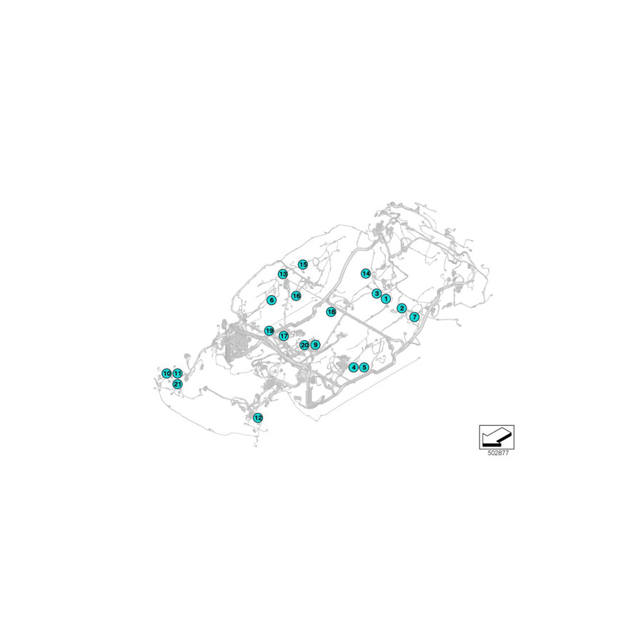 Genuine BMW 61130086268 G11 F39 F40 Contact Bushing Mqs Ela With Cable 0,2-0,35 MM² AU (Inc. 320iX, 330e & 320d)