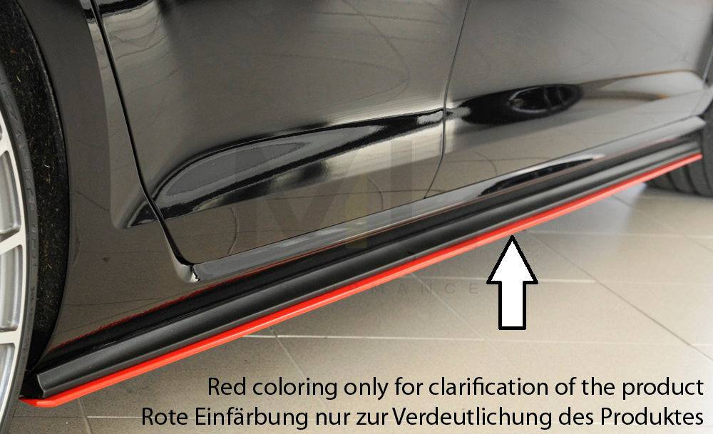 Rieger 00059588 VW Mk7 Golf Side Skirt Splitter (GTI, GTD & GTE) 6 | ML Performance UK Car Parts