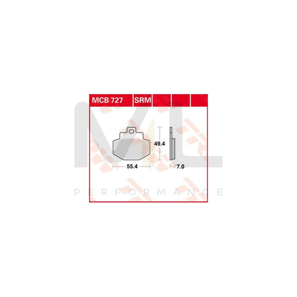 TRW Sinter Maxi Scooter Mcb727Srm Brake Pad Set