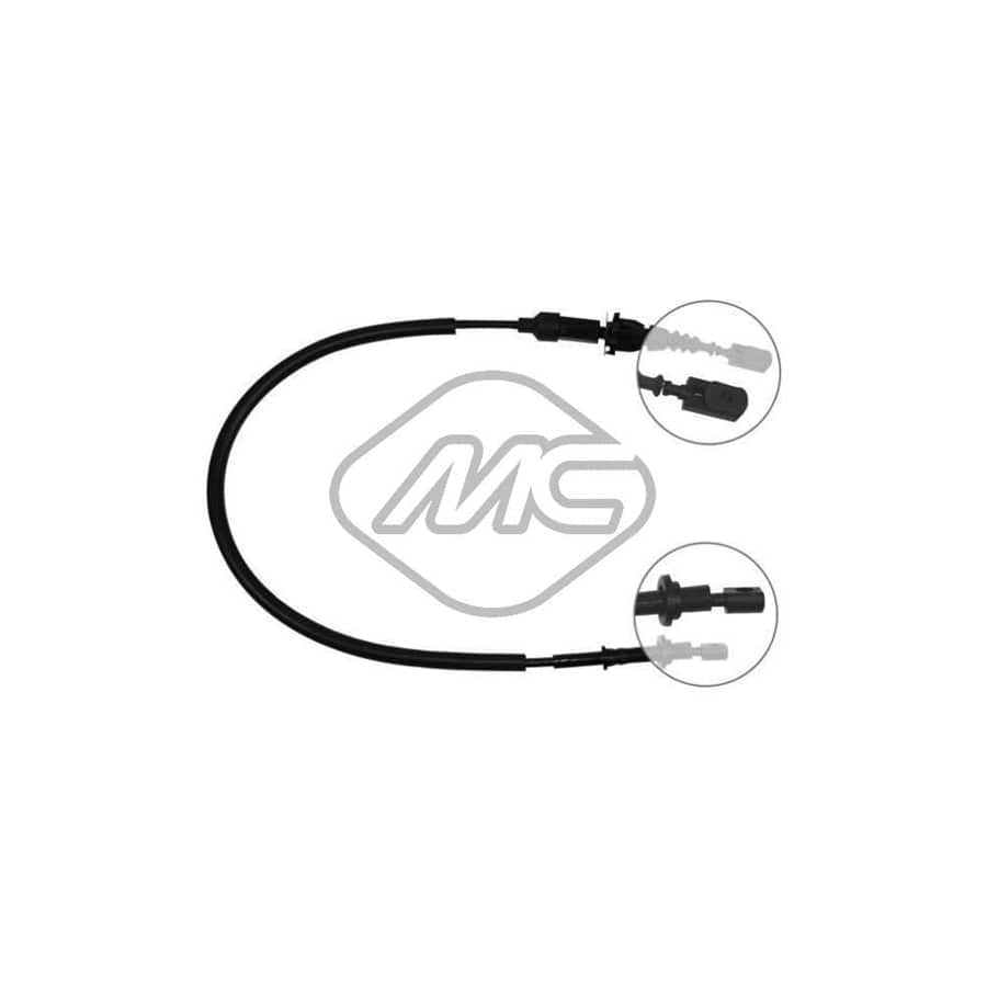 Metalcaucho 81887 Throttle Cable for FORD SIERRA