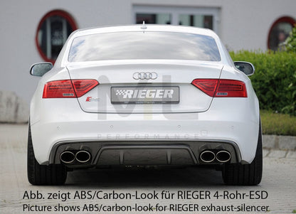 Rieger 00055473 Audi B8 B81 S5 Rear Diffuser 3 | ML Performance UK Car Parts
