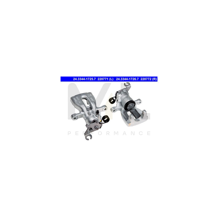 ATE 24.3344-1725.7 Brake Caliper without holder