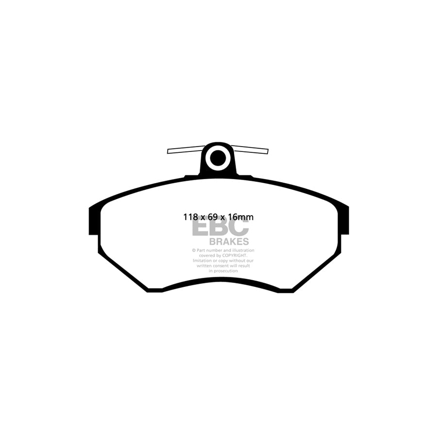 EBC DP1112 Audi Seat VW Ultimax Front Brake Pads - Girling/TRW Caliper 2 | ML Performance UK Car Parts