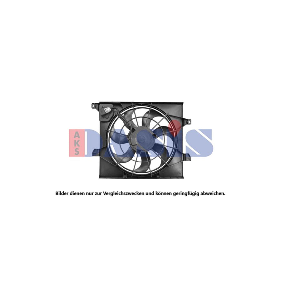 AKS Dasis 568100N Fan, Radiator for KIA Soul I (Am)