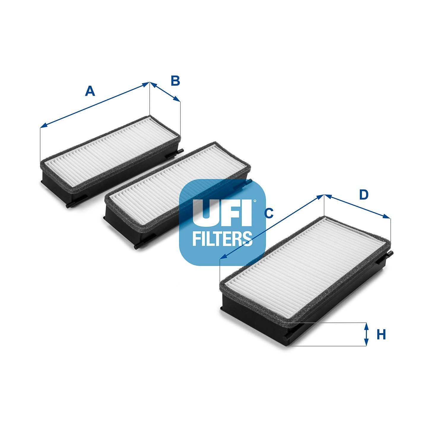 UFI 53.070.00 Pollen Filter