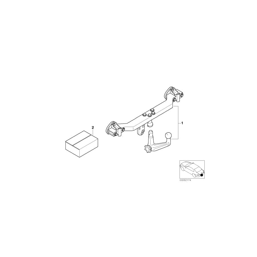 Genuine BMW 71600028229 E39 Retrofit Kit, Electr. Additional Parts (Inc. 525d, 540i & 525i)