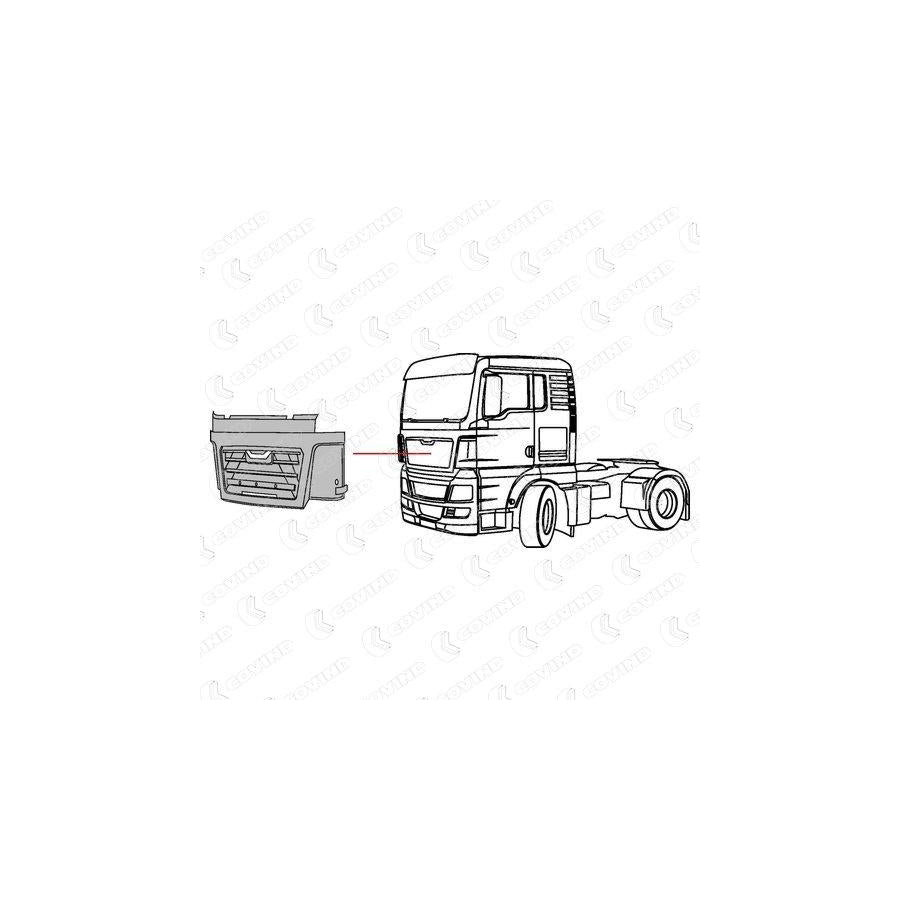 Covind Tgx/140 Radiator Grille