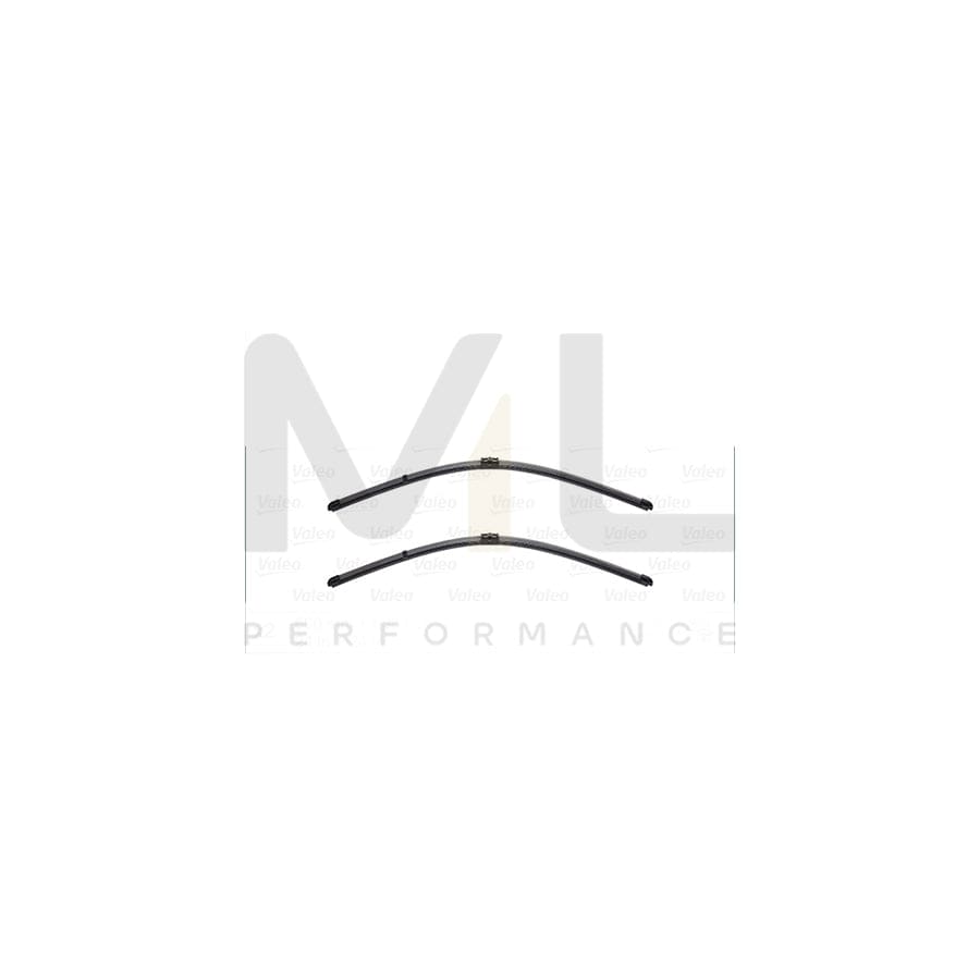 Valeo Silencio Flat Wiper Blade Set Vm316 Front